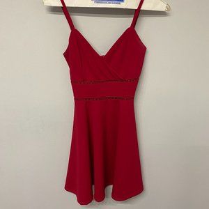 Francescas Red Mini Dress